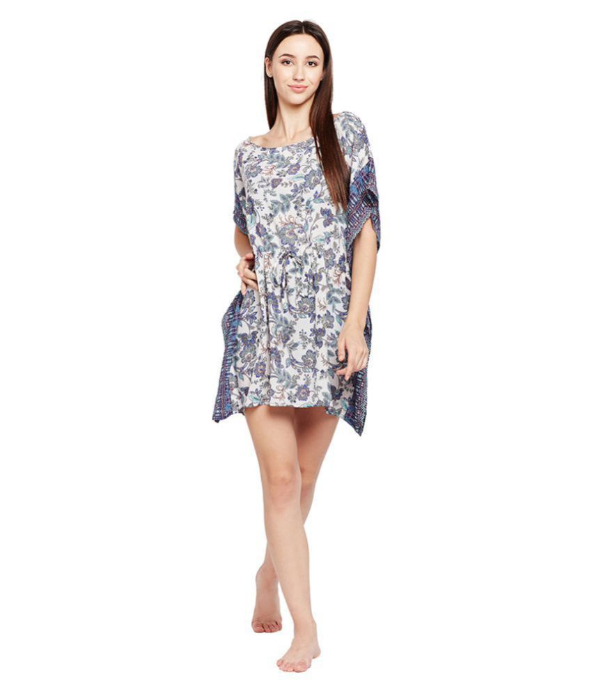 Buy Oxolloxo Polyester Off White Beach Dresses Online at Best Prices in India - Snapdeal