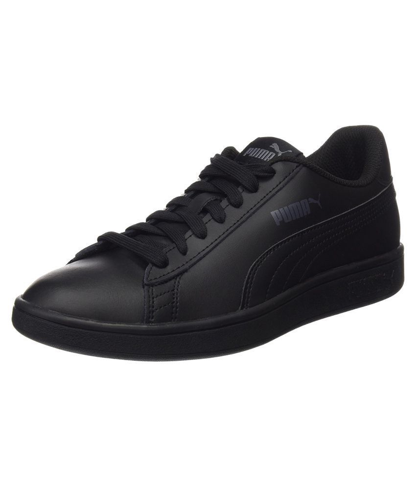 Puma Smash v2 L Sneakers Black Casual Shoes - Buy Puma Smash v2 L ...