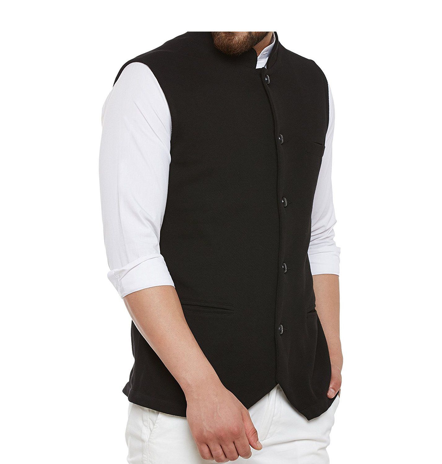 black nehru jacket