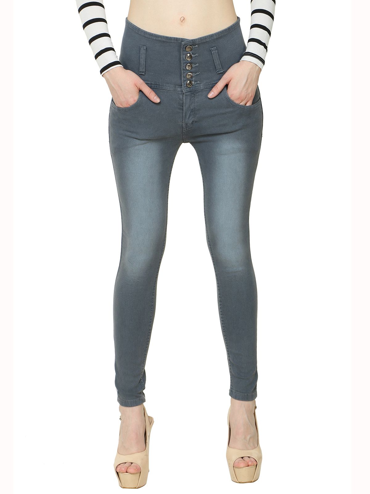 Buy KA Fashion Denim Jeans - Grey Online at Best Prices in India - Snapdeal