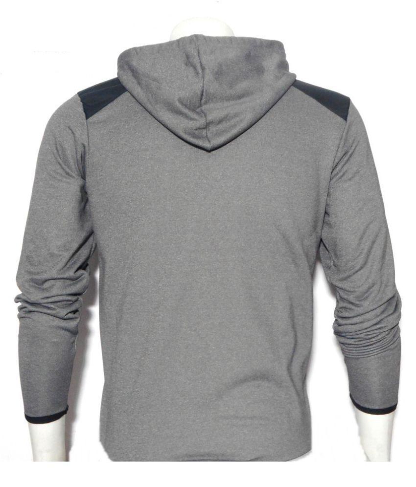 mens grey hooded sweatshirt