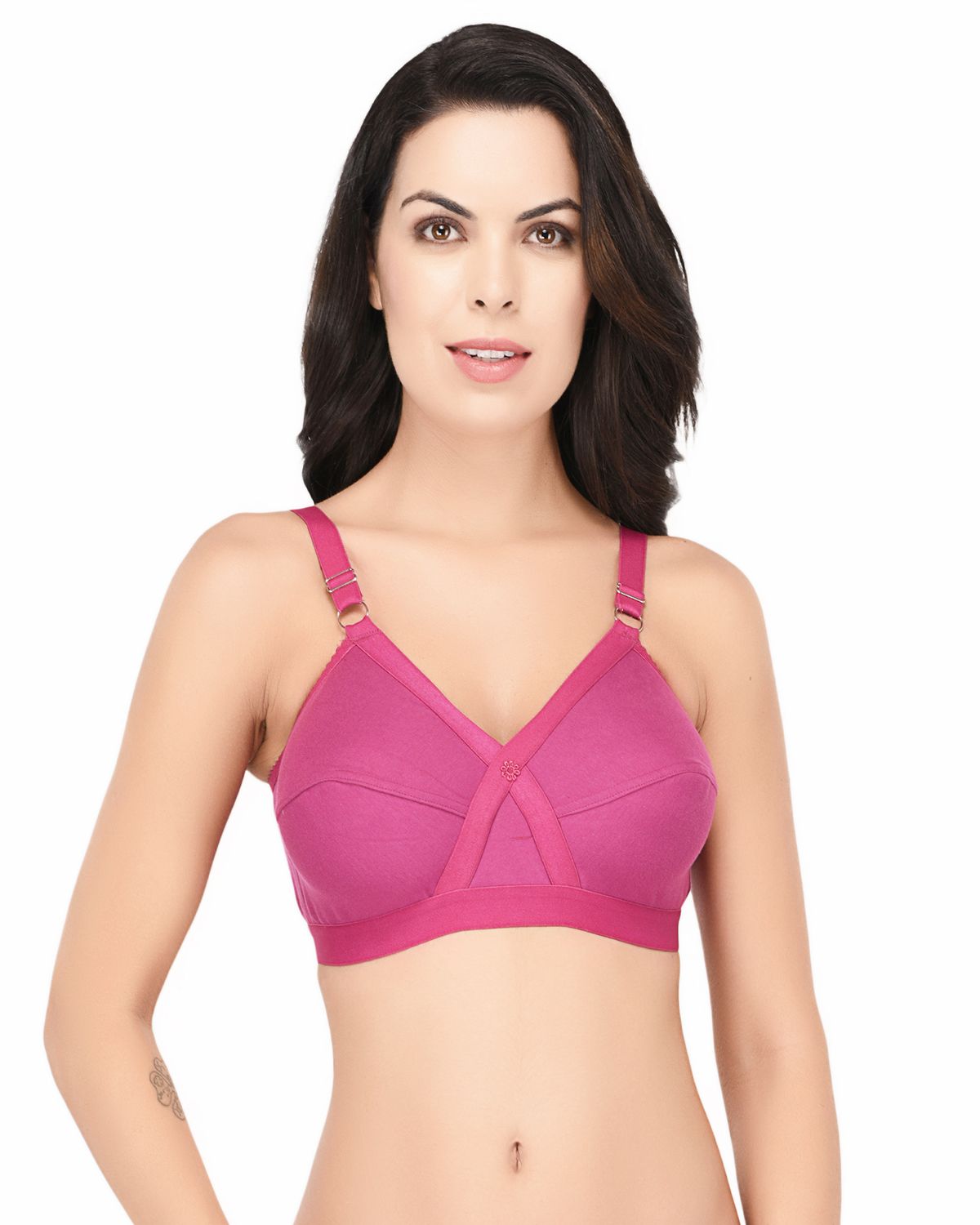     			Elina Cotton Teenage Bra - Pink