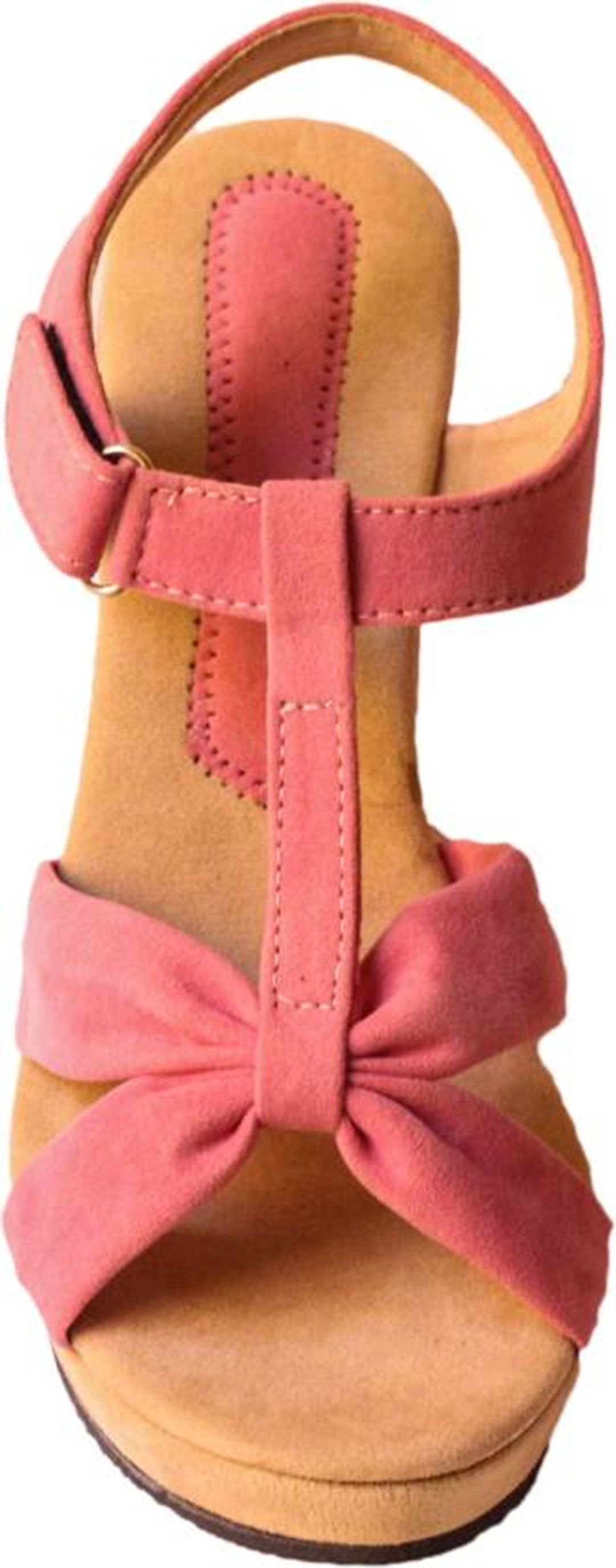 Affron Pink Wedges Heels Price in India- Buy Affron Pink Wedges Heels Online at Snapdeal
