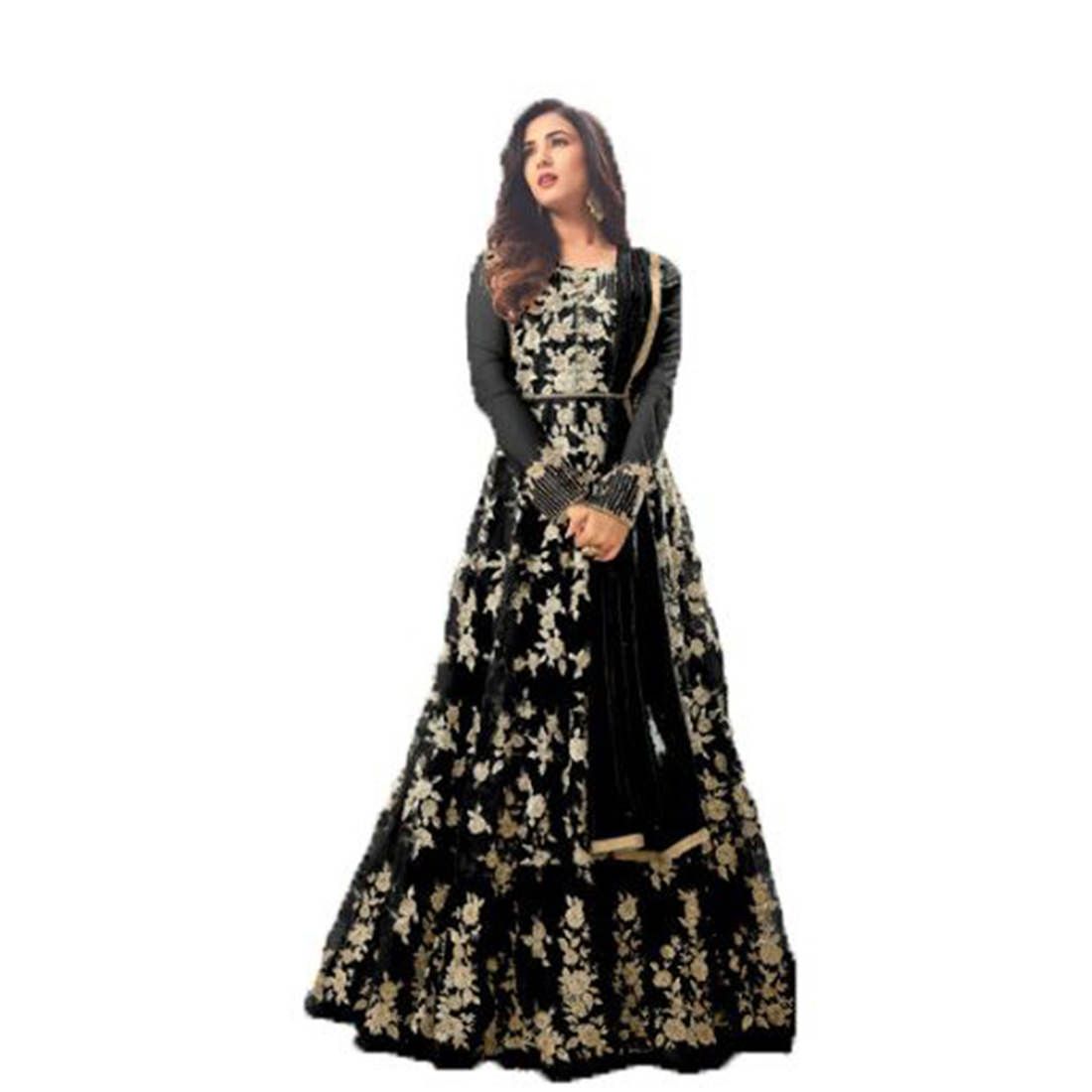 grey ethnic wear
