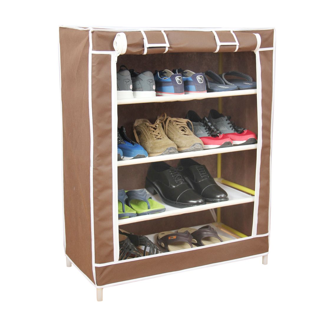 Novatic Collapsible Metal Shoe Rack (4 Shelves) Buy