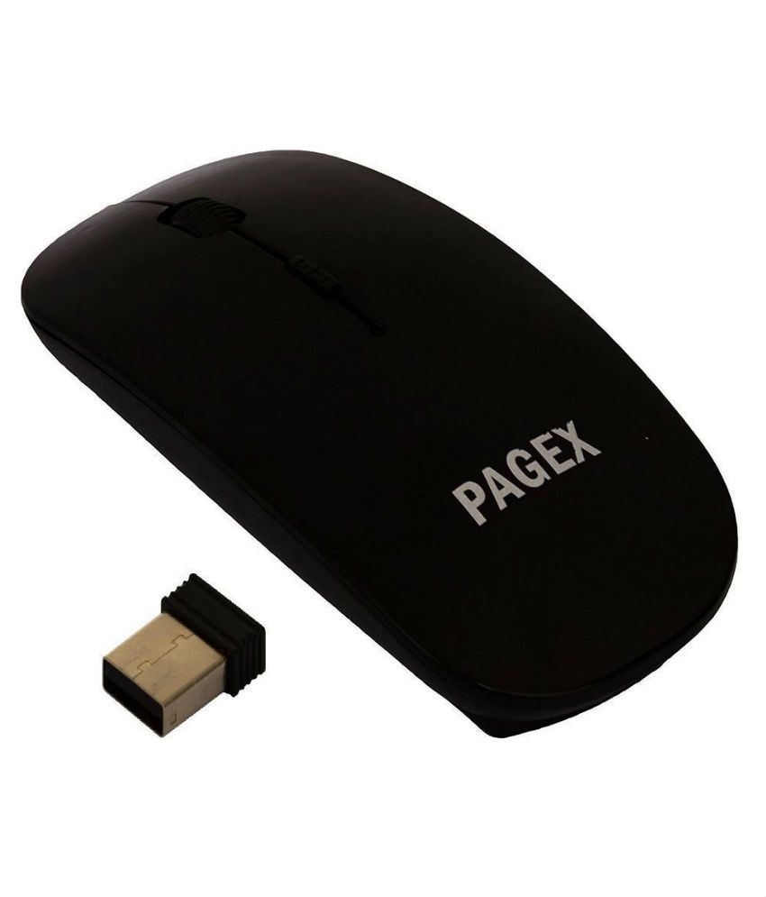     			PageX Wireless Optical Mouse with On/Off switch (Black)