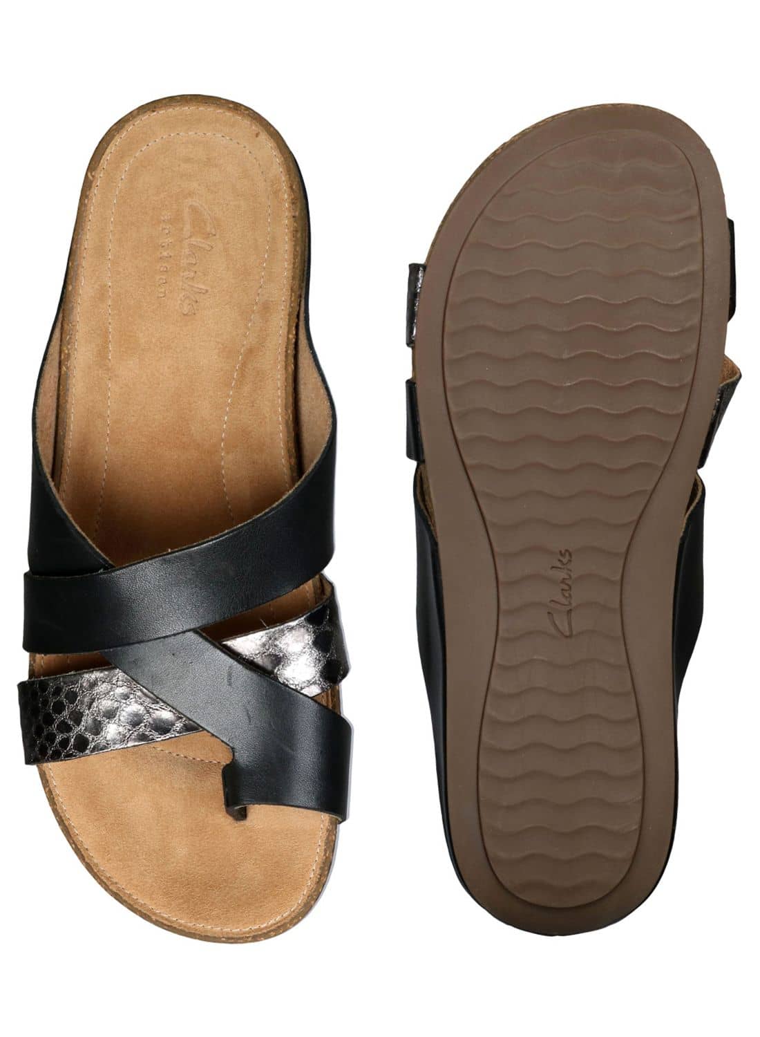 clarks wide fit flats