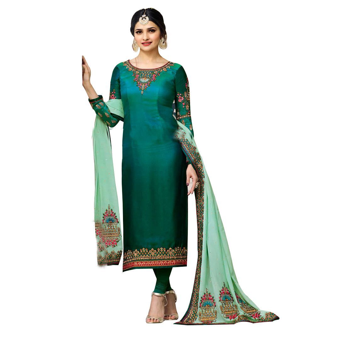 ethnic silk suits