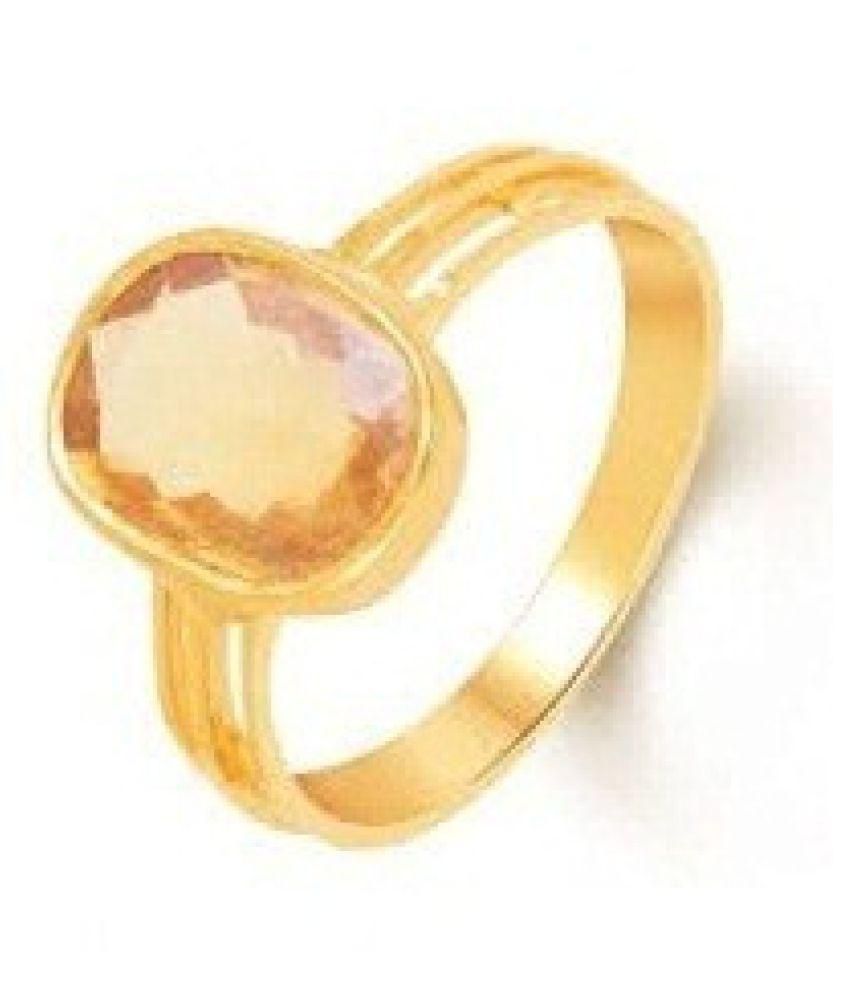 women yellow sapphire ring