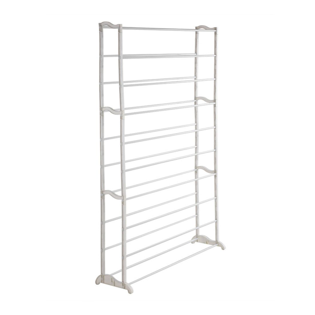 Anand India Stainless Steel 9 Tier Shoe Rack White Buy Anand India Stainless Steel 9 Tier Shoe Rack White Online At Low Price Snapdeal