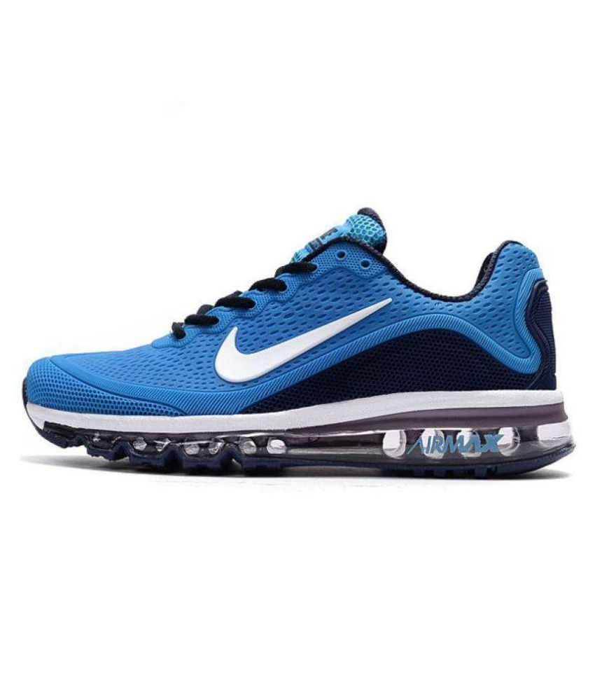 nike air max 2018 blue running shoes