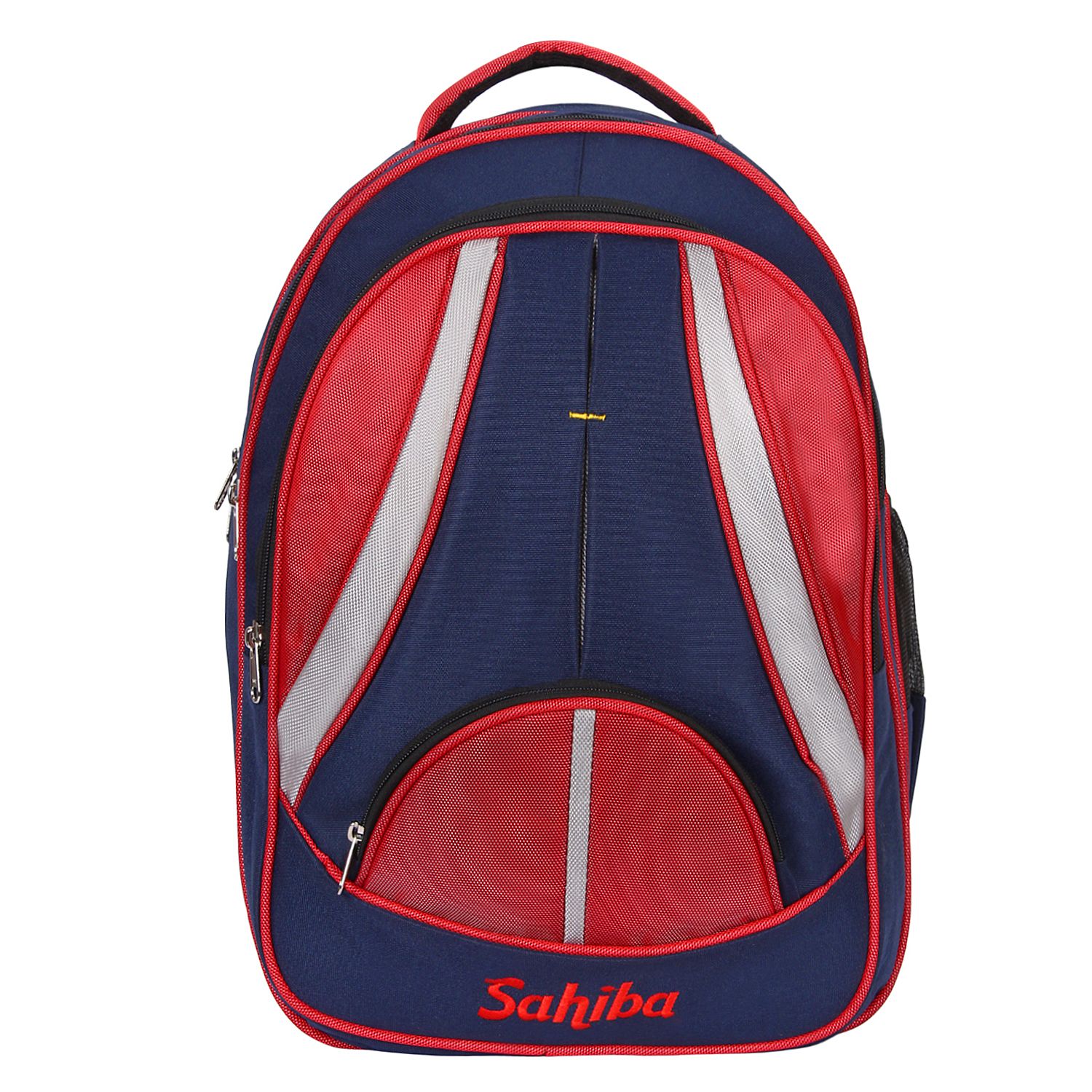 red colour college bag