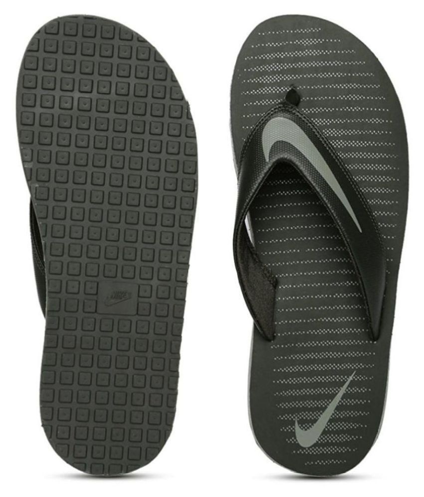 nike black thong flip flop