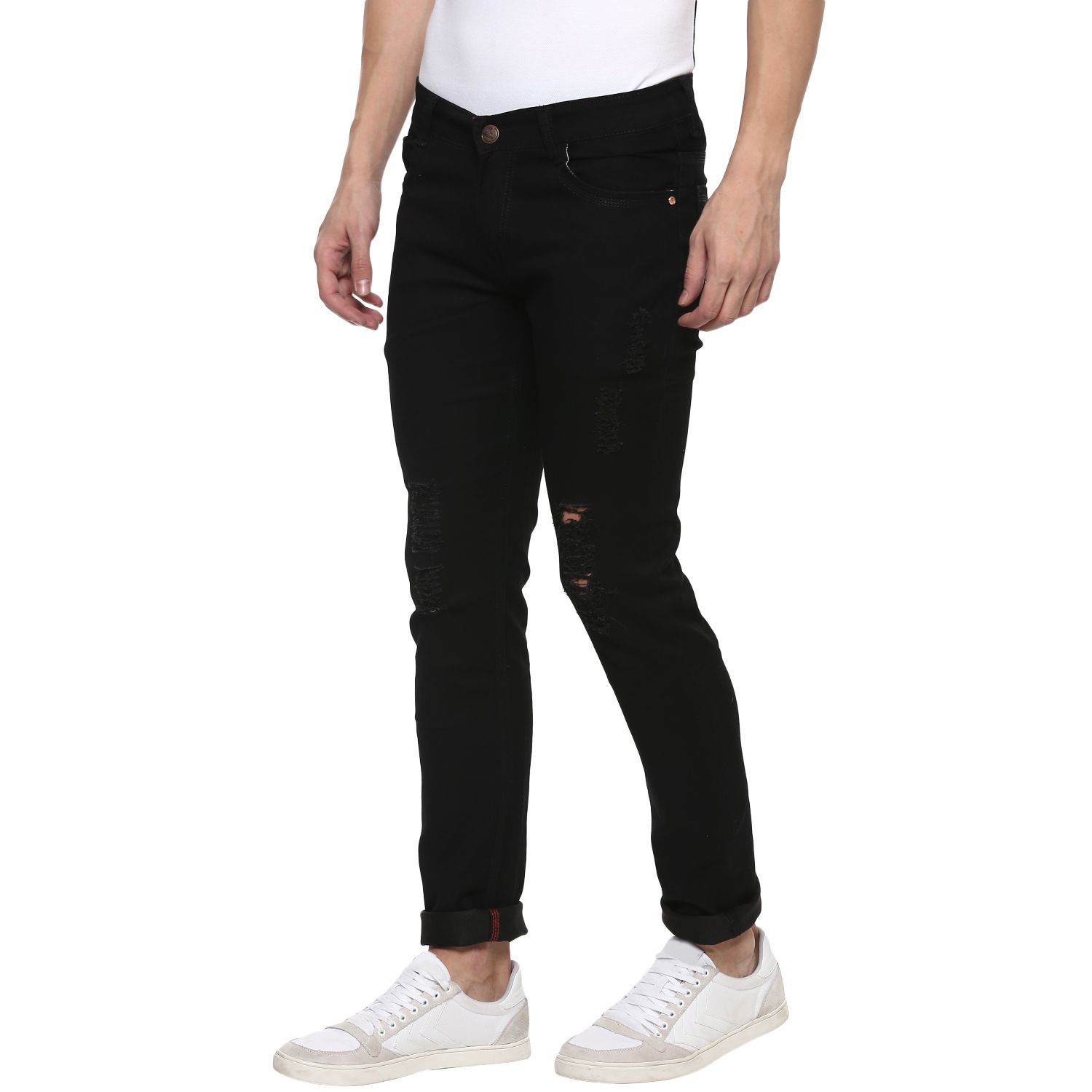 black slim jeans womens