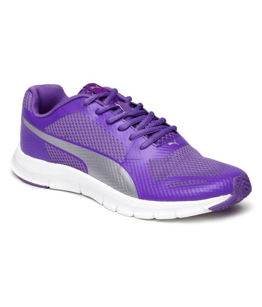 puma purple running shoes