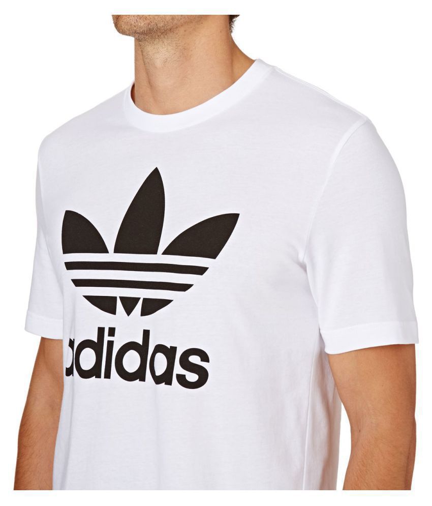 Adidas White Round T-Shirt - Buy Adidas White Round T-Shirt Online at ...