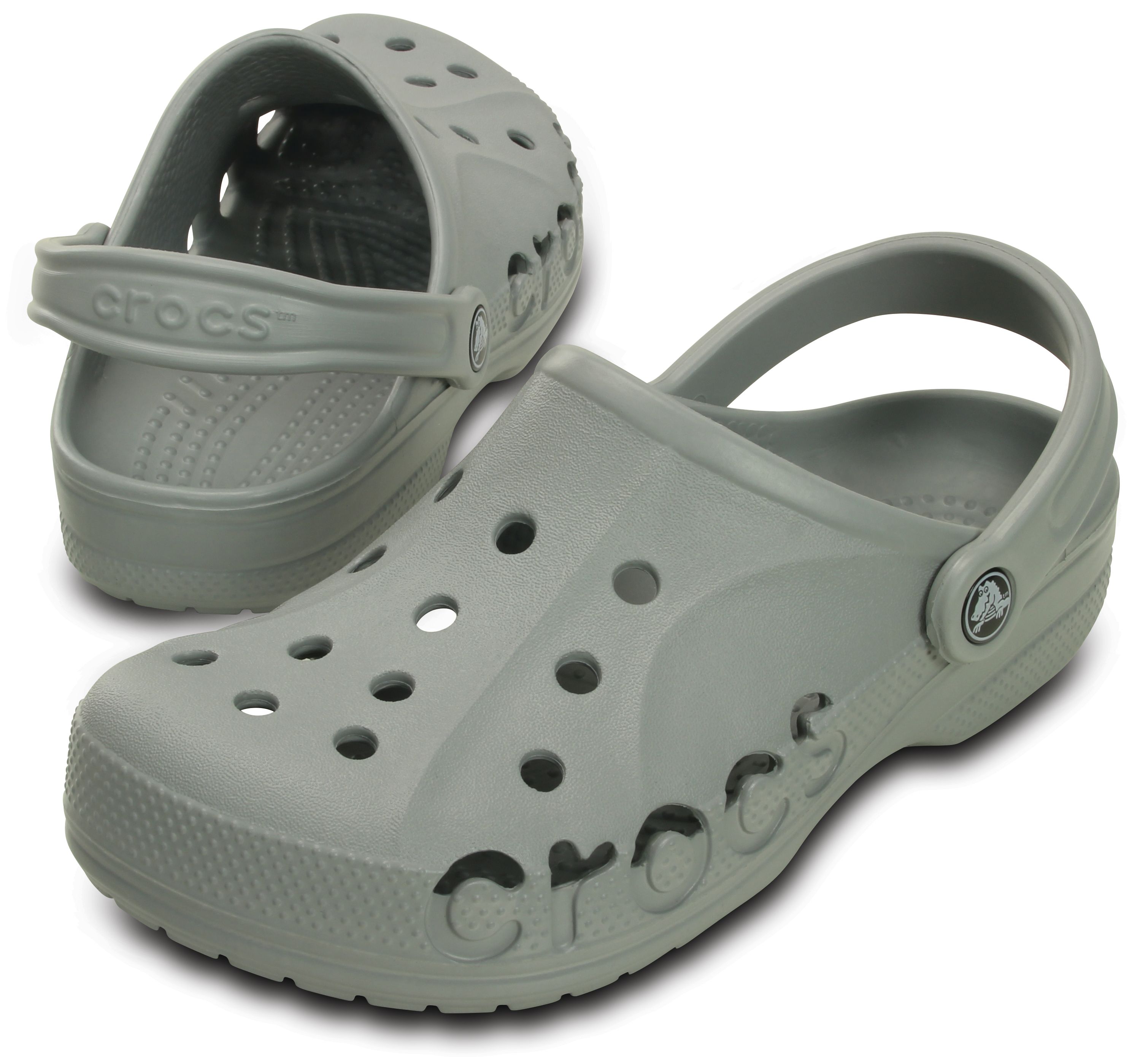 Crocs Gray Croslite Sandals - Buy Crocs Gray Croslite Sandals Online at ...