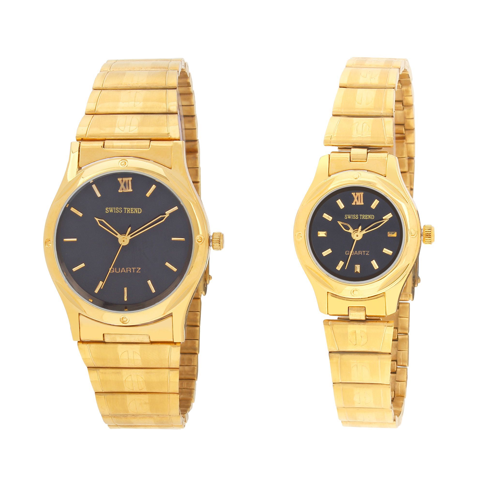 Swiss Trend Analog Watch For couples Price in India: Buy  