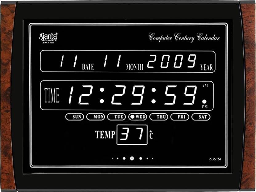 Ajanta Square Digital Wall Clock ( 8 x 6 cms ) Buy Ajanta Square
