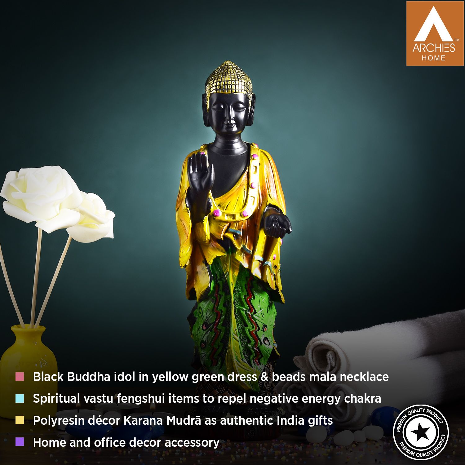 Archies Buddha Polyresin Idol Buy Archies Buddha Polyresin Idol at