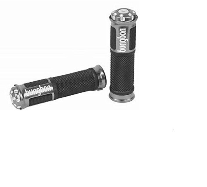 Speedwave Bungbon Motorcycle handle Grip Bike Grip Cover Silver For