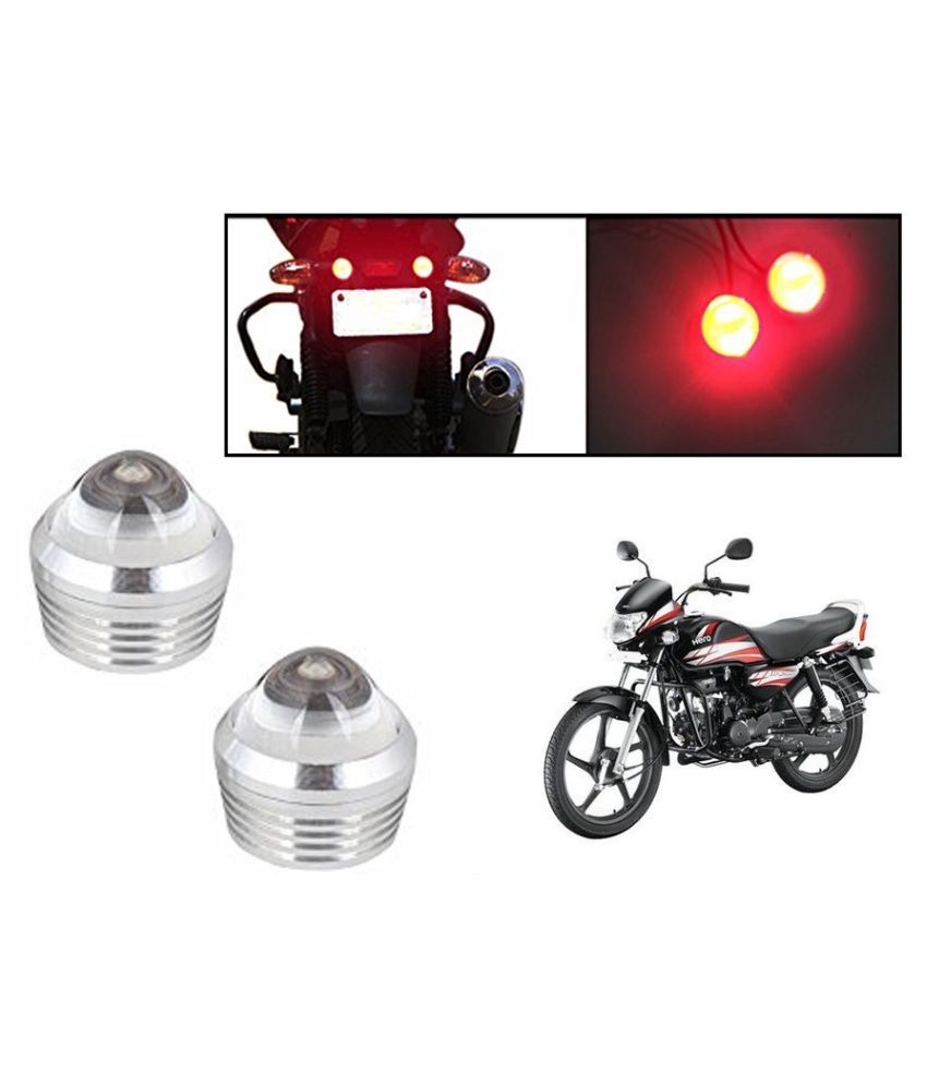 Speedwave Bike Red LED Projector Strobe Brake Lights Set Of 2 For Hero