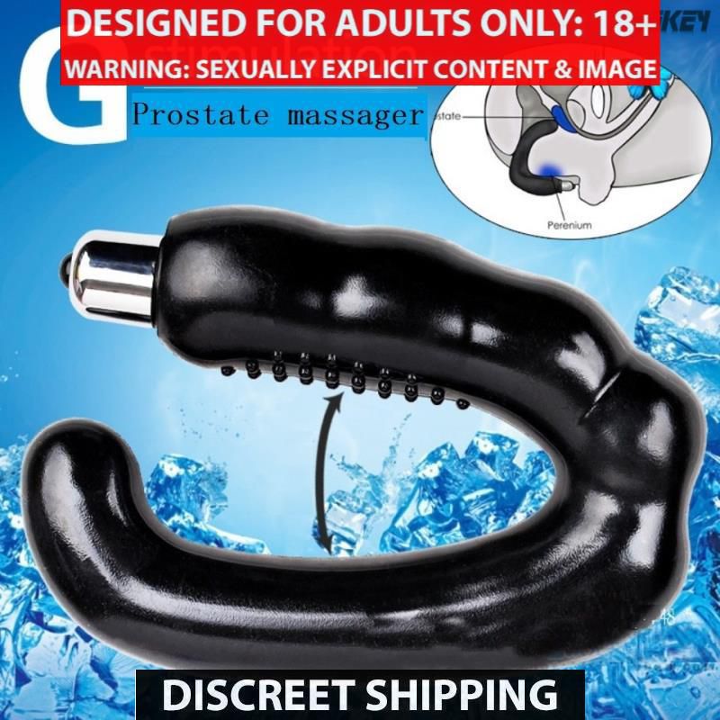 U Shape Vibrators Male Prostate Massager Butt Plug Sex Products, Silicone Dildo Wireless Vibrator Adult Toys For Men