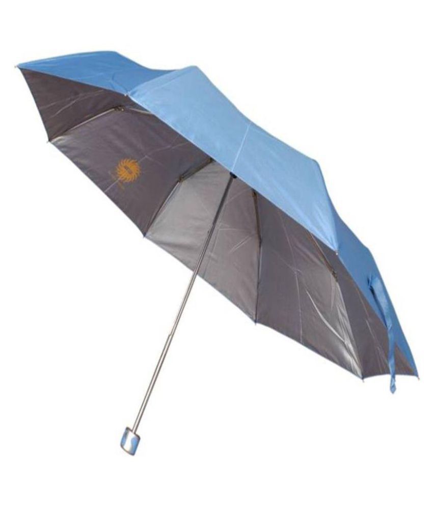 BS SPY Blue 3 Fold Umbrella - Buy Online @ Rs. | Snapdeal