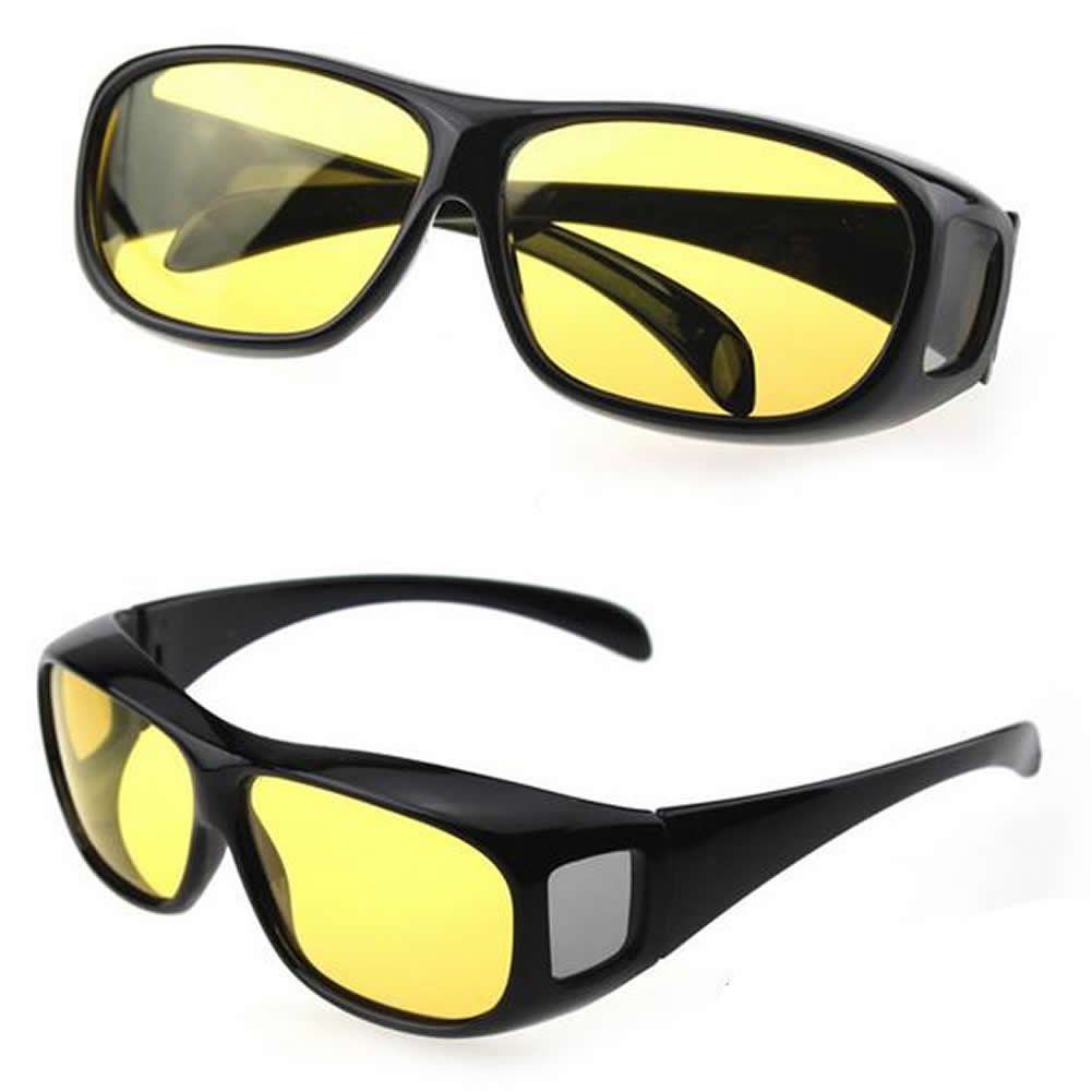 HD Best Quality Night Drivng Wrap Arounds Night Vision NV Glasses In