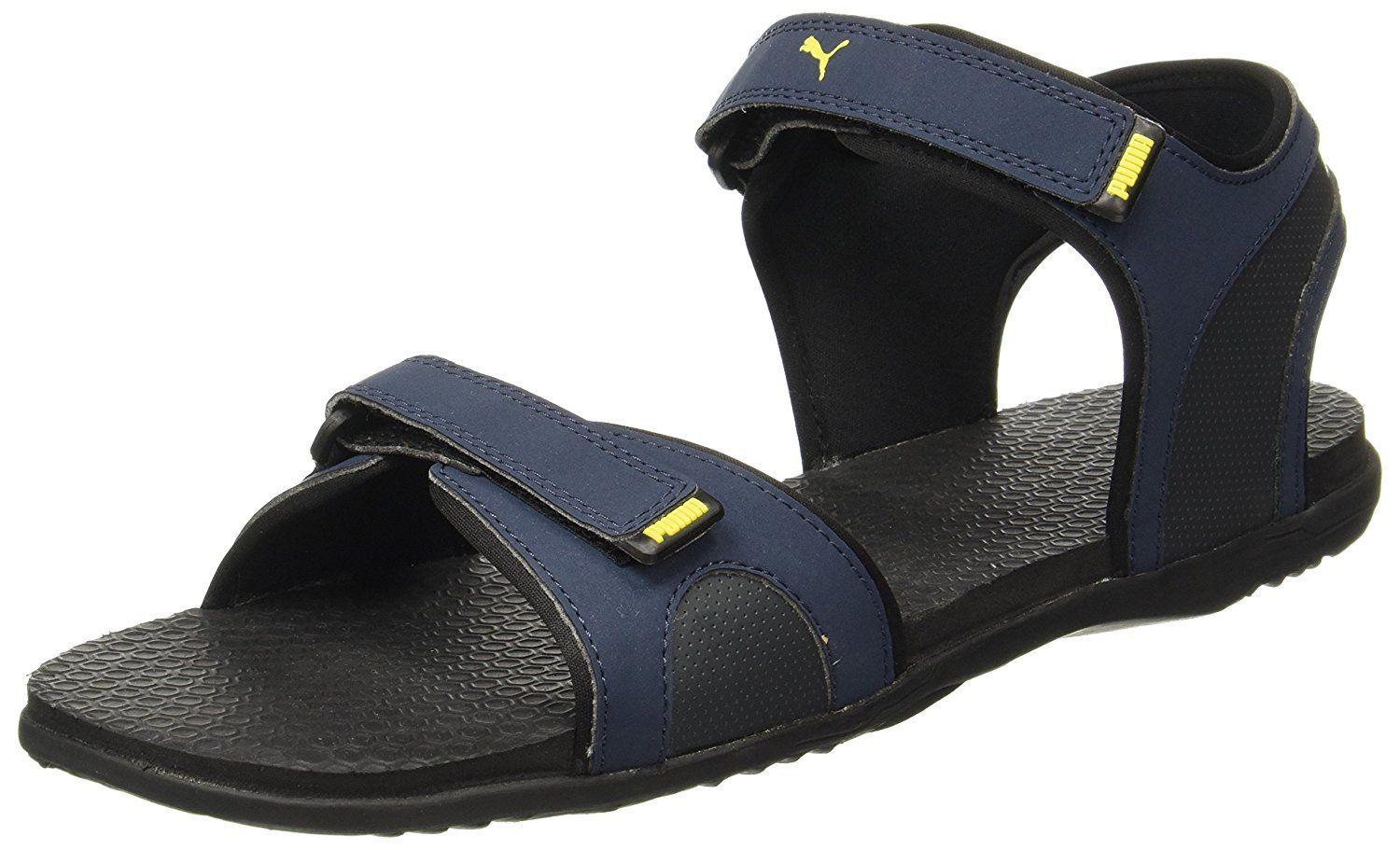 puma blue floater sandals