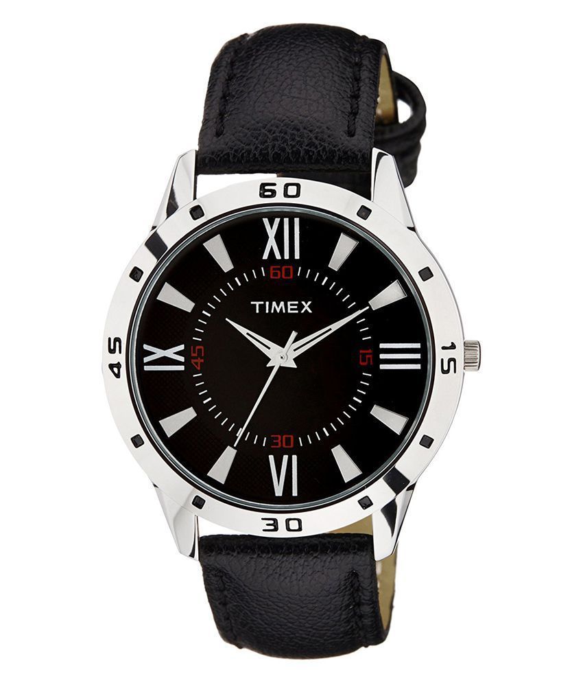 timex tw00zr112 leather analog