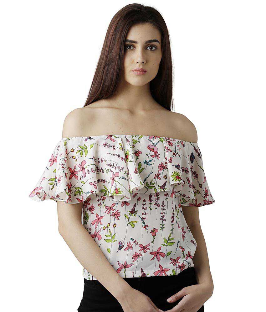     			Miss Chase Crepe Regular Tops - Multicolor