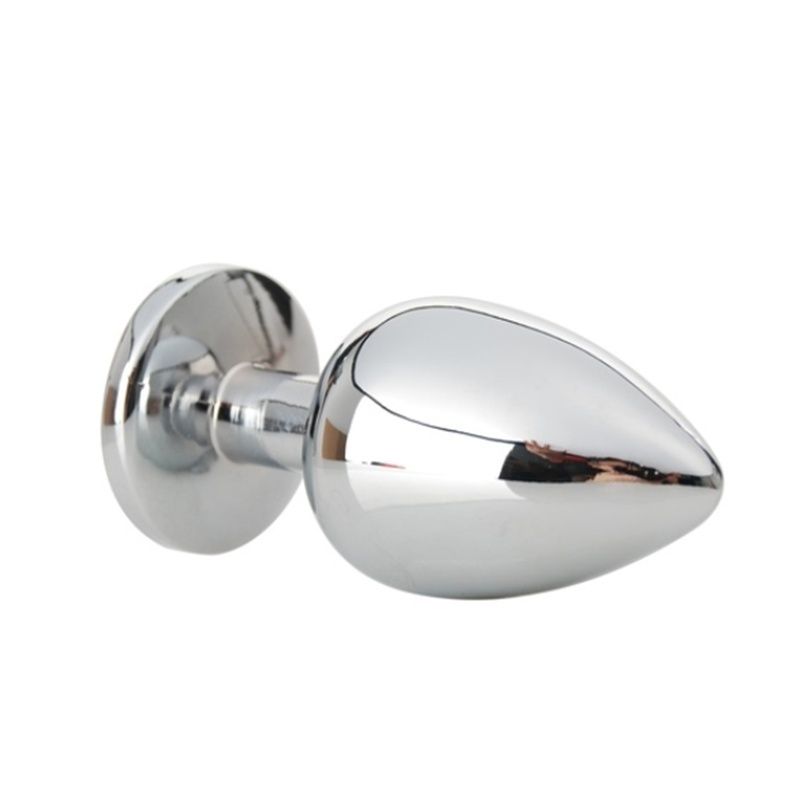 S M L DIAMOND Crystal Stainless Steel Butt Plug Supposi