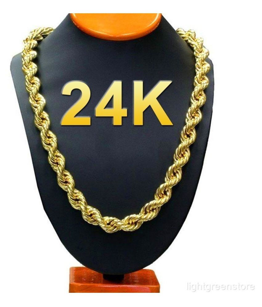 24 karat gold chains for men