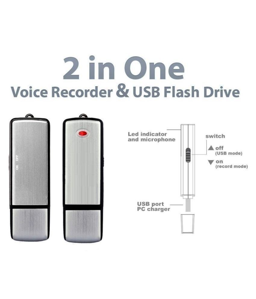 Buy MatLogix Spy Voice Recorder+4GB Flash Drive Voice