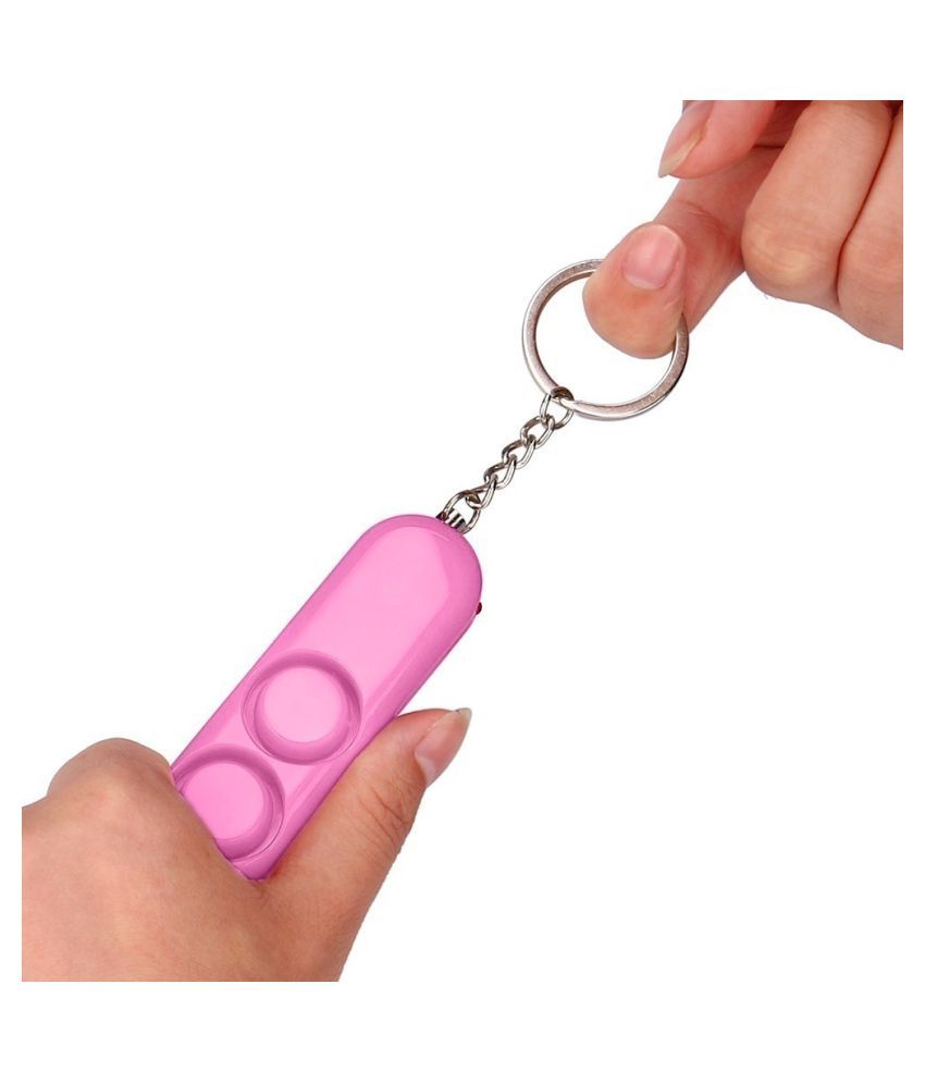 1Pc Personal Alarm Attack Anti Panic Safety Security Rape Loud Keyring Keychain