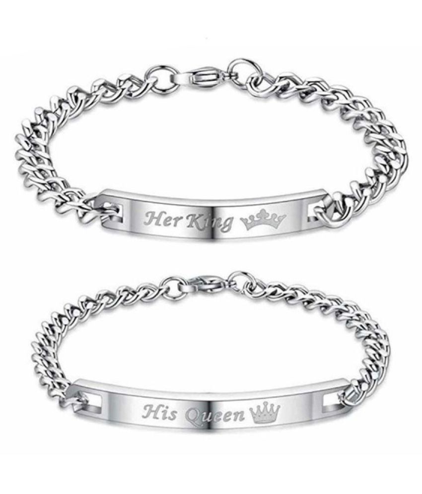 Her King Bracelets His Queen Couple 