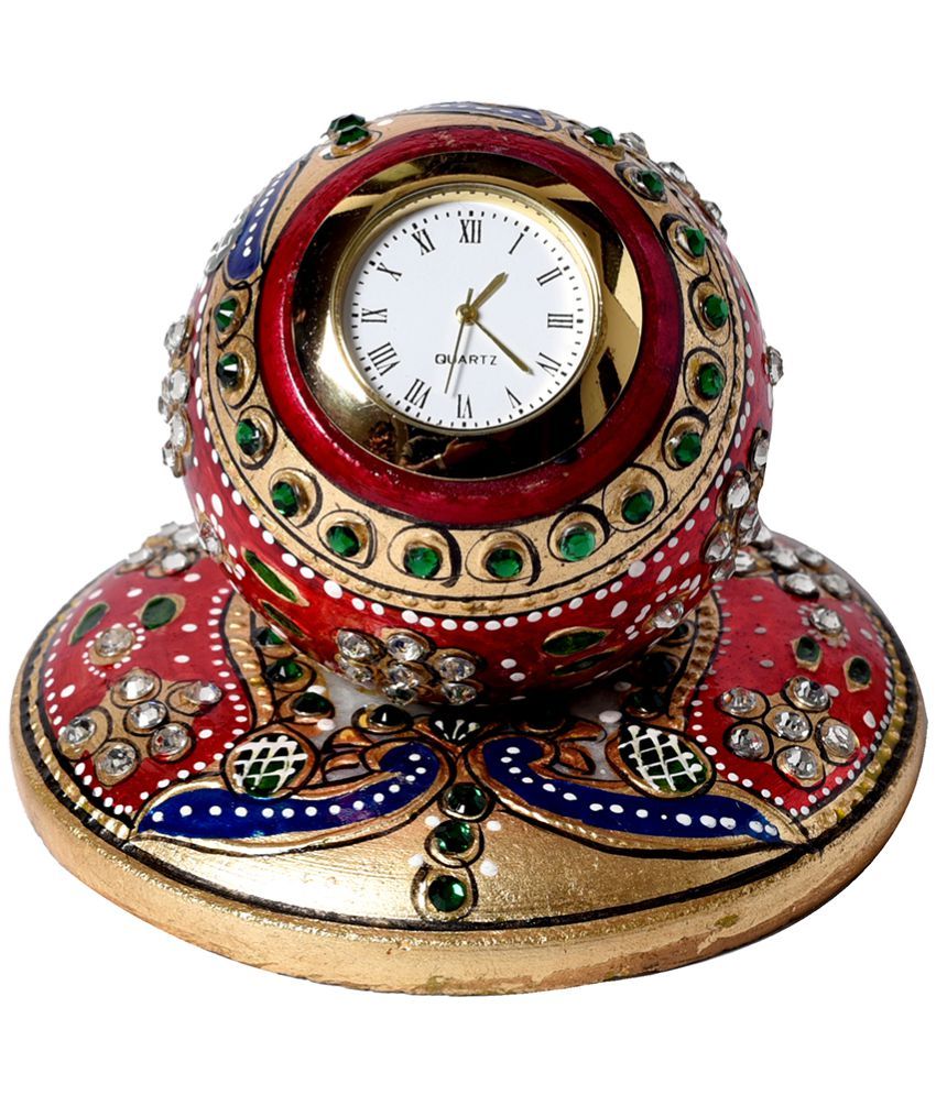 KraftMania Analog Stone Table Clock Pack of 1 Buy KraftMania Analog