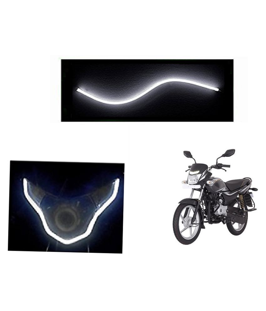 Speedwave Flexible 30cm Bike Headlight Neon LED DRL Tube WHITE For