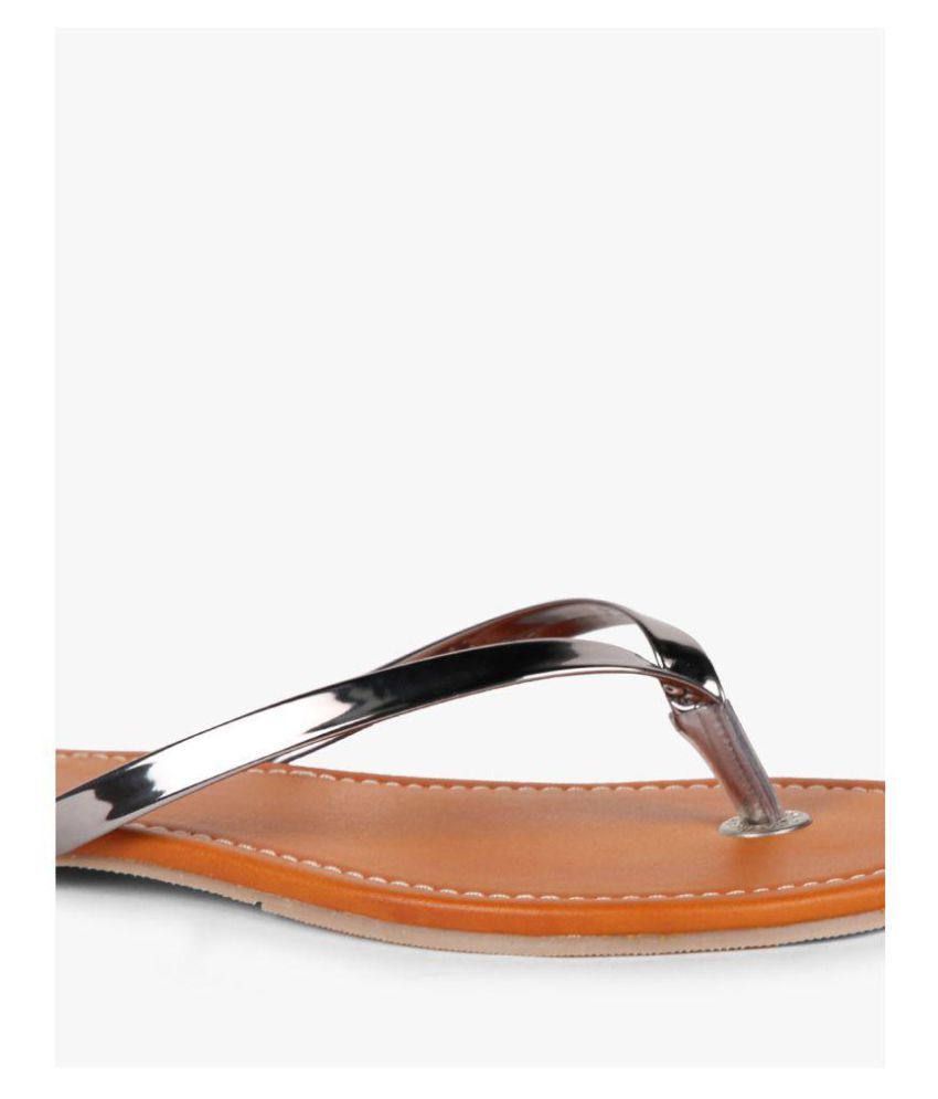 kohls silver flats