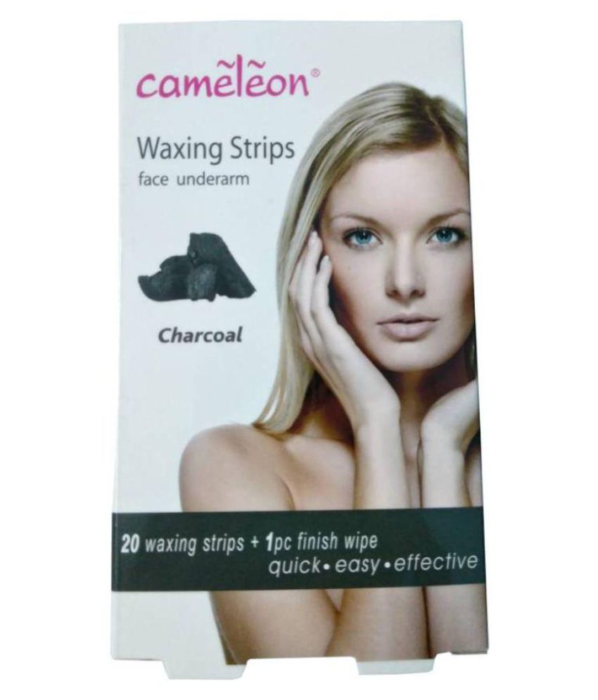     			Cameleon Waxing Strips Face Underarm Charcoal Wax Strips for 20 Pcs