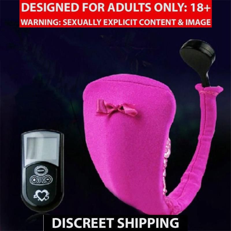 New Vibrating Panties 10 Functions Wireless Remote Control Strap On C String Underwear Vibrator