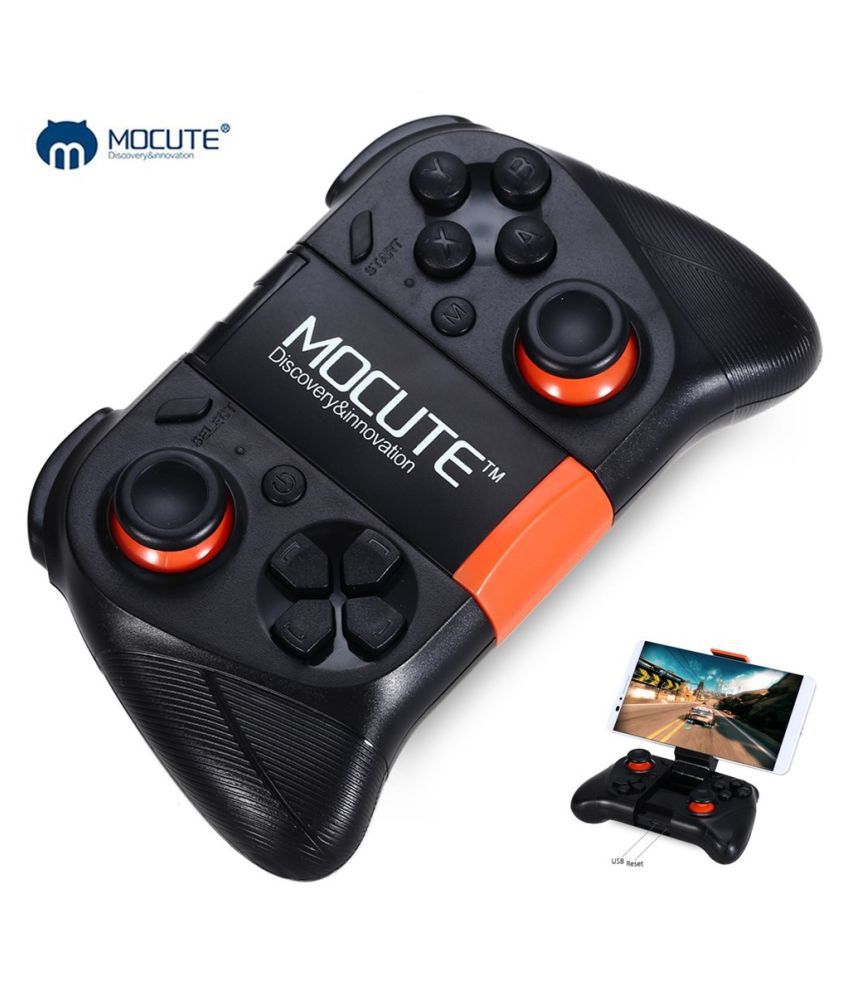 Kust verklaren inflatie Buy MOCUTE 050 Wireless Gamepad Bluetooth Controller Android Joystick  Portable Game Pad for PC Smartphone TV + Holder Online at Best Price in  India - Snapdeal