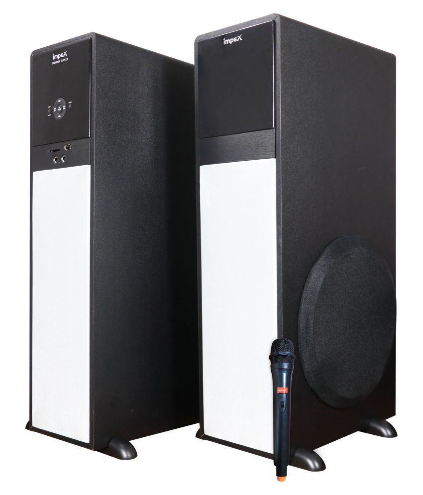 Buy Impex THUNDER T1 PLUS Tower Speakers Black Online at Best Price