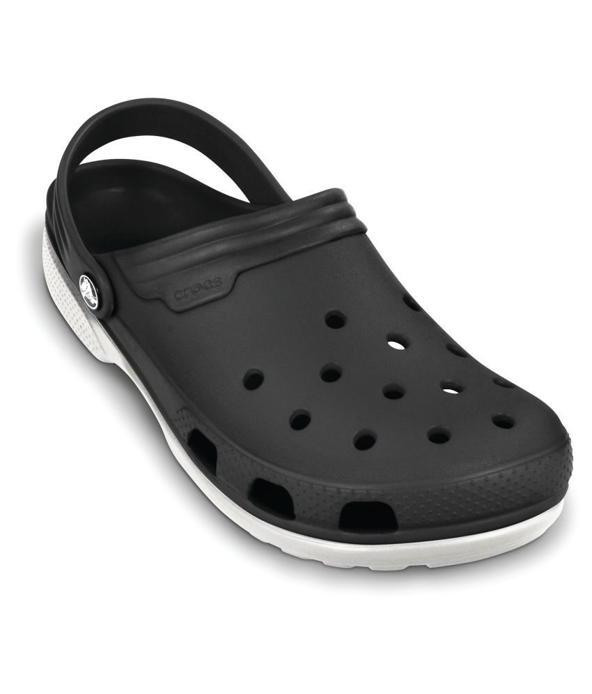 crocs men black sandals