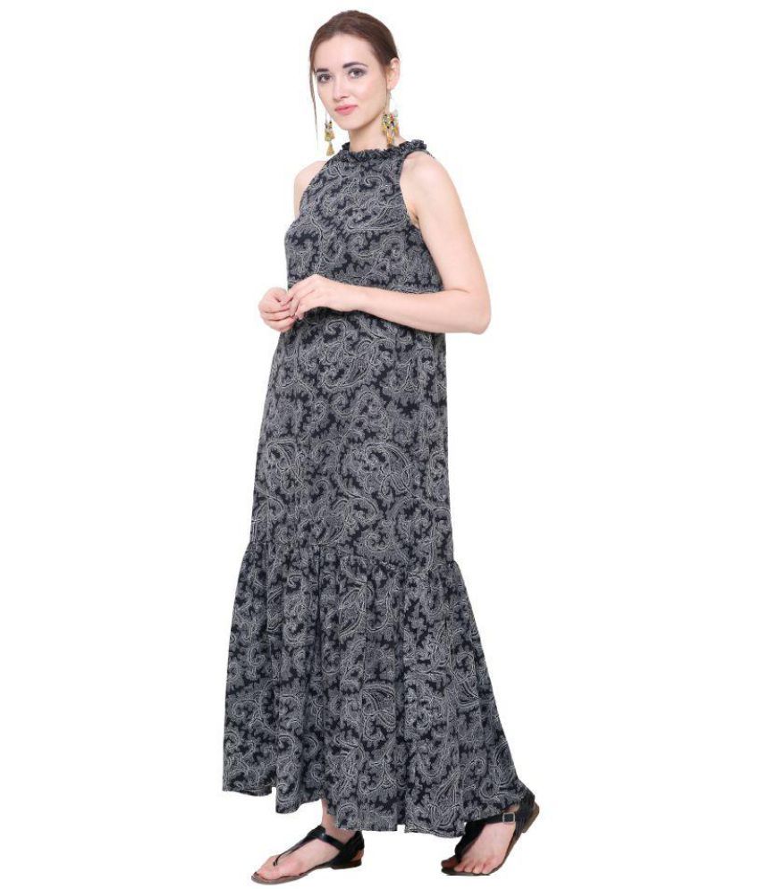 Marzeni Polyester Multi Color Gown - Buy Marzeni Polyester Multi Color ...