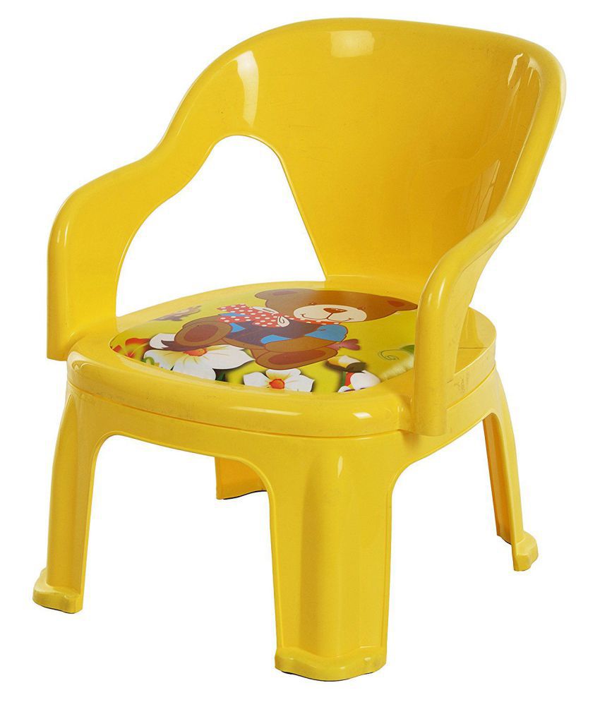     			IRIS Colourful Plastic Preschool Stack Chair, 18 cm Seat Height (Yellow)