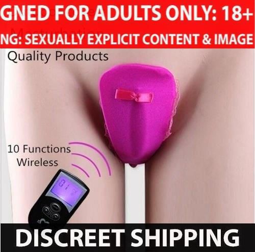 Sex Products Shock Panties Vibrating Panties Best 10 Functions Wireless Remote Control Strap on C-String Underwear Vibrator for Women Buy Sex Products Shock Panties Vibrating Panties Best 10 Functions Wireless Remote Control