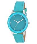 Laurels Cyan Color Analog Women's Watch With Strap:  LWW-COLORS-161607