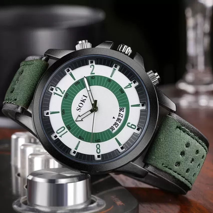 Luminous Calendar Mens Quartz Watch Nylon Strap Army Watch Ideal Choice  Gifts | Buy , Save | Temu